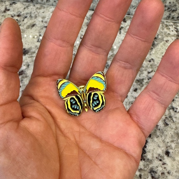 3/$15 Butterfly Enamel Pin Brooch - Picture 6 of 6